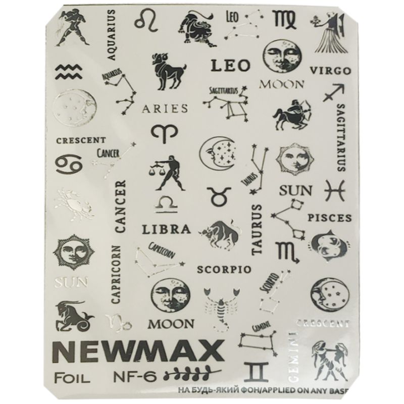 NewMax Слайдер-дизайн NF-6 (серебро, знаки зодиака)