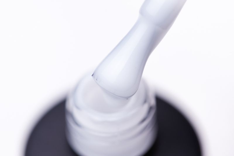 Molekula База для ногтей Base Nude coconut (белый молочный, эмаль), 12 мл
