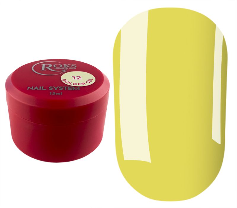 Roks Gel for nails Builder Gel No. 12, 15 ml