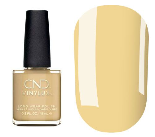 Varnish CND Vinylux Weekly Polish - Brimstone (284) (dark beige, enamel), 15 ml