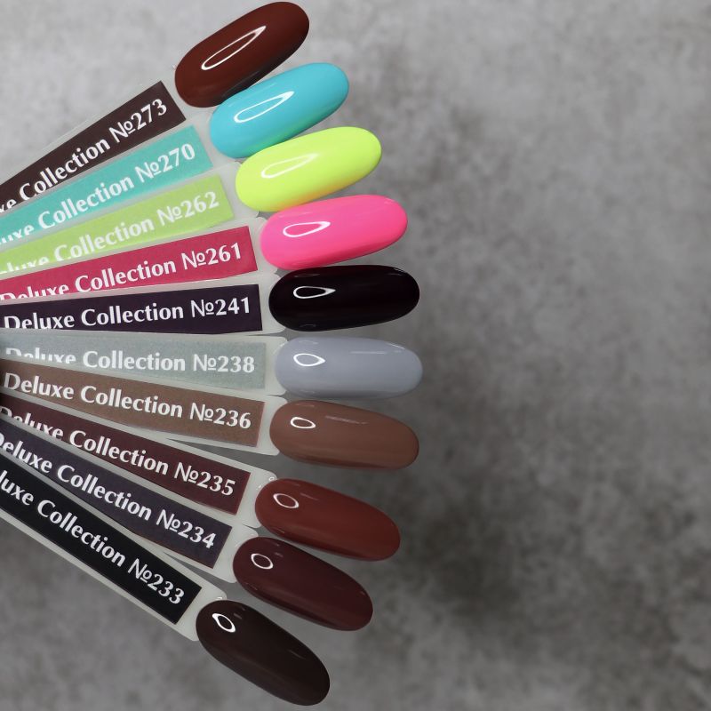 Gel varnish Komilfo DeLuxe Termo C003 (light brown, when heated - bright light green), 8 ml