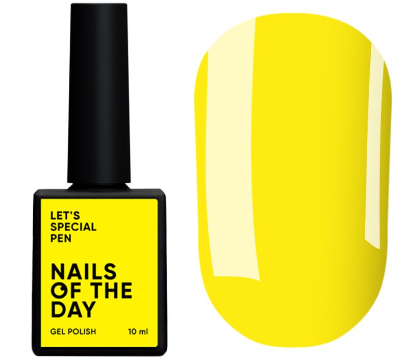 Nails Of The Day Gel Polish Let's special Pen (yellow), 10 ml