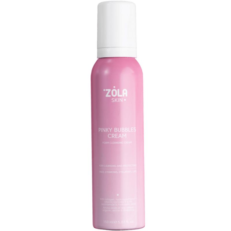 ZOLA SKIN Крем-пенка для умывания Pinky Bubbles Cream,150 мл