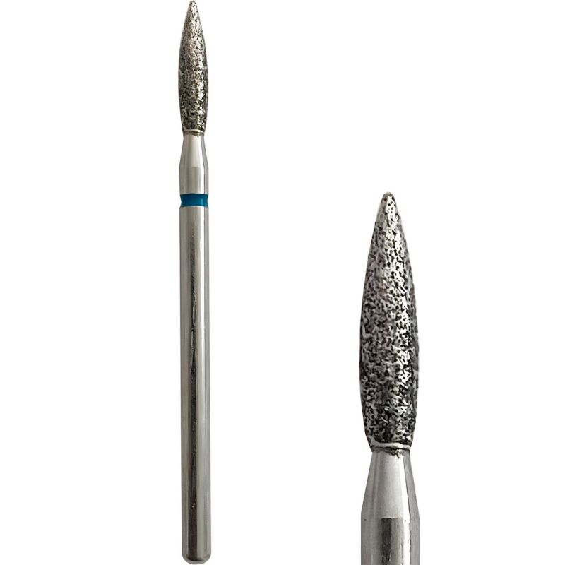 Nails Of The Day diamond flame cutter 2.3*10 mm, blue
