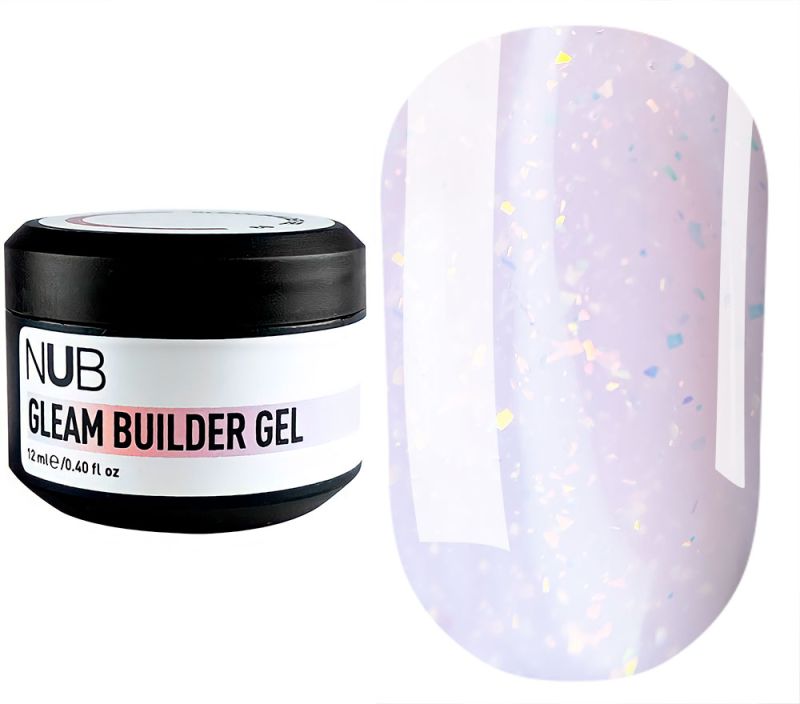 NUB Гель для ногтей Gleam Builder Gel №03, 12 мл