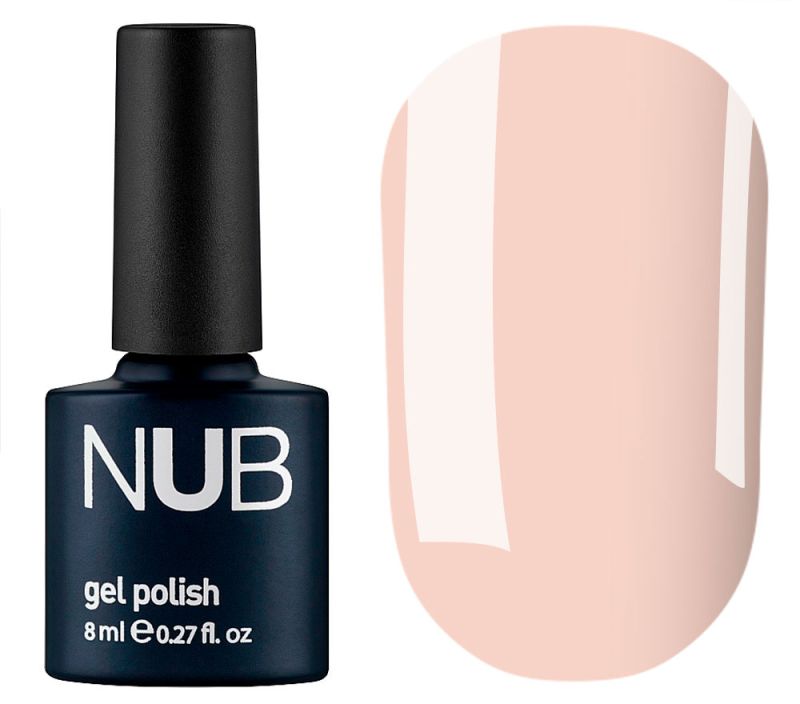 NUB 044 Carousel gel varnish (nude with a barely noticeable shimmer), 8 ml