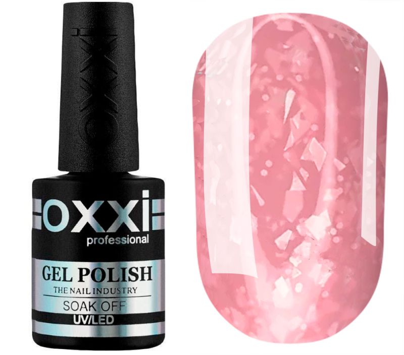 OXXI RAFINAD Base No. 08 - camouflage base with gold leaf (pink-coral), 10 ml