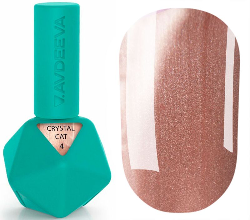 Victoria Avdeeva Gel nail polish Crystal Cat's Eye No. 001, 10 ml