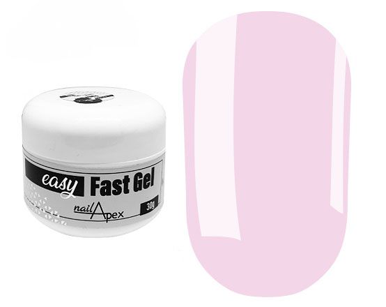 NailApex Easy Fast Gel Жидкий гель №2 розовая вода, 30 мл