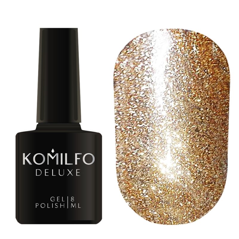 Komilfo Liquid Glam Gel LGG004 (Rose Gold), 8 ml.