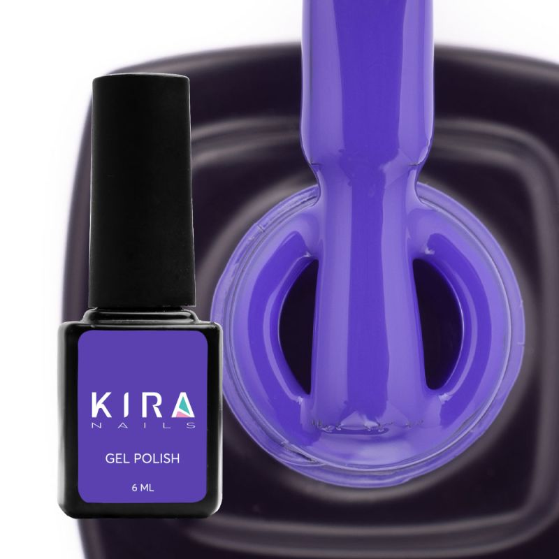 Kira Nails gel varnish No. 156 (bright blue, enamel), 6 ml