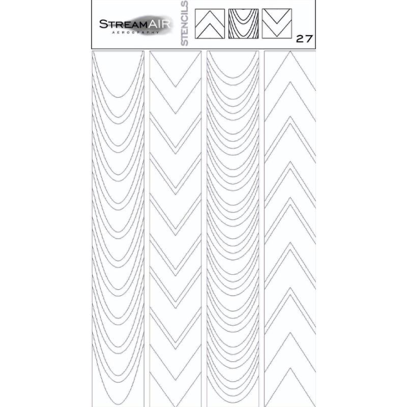 StreamAIR Airbrush stencil No. 27