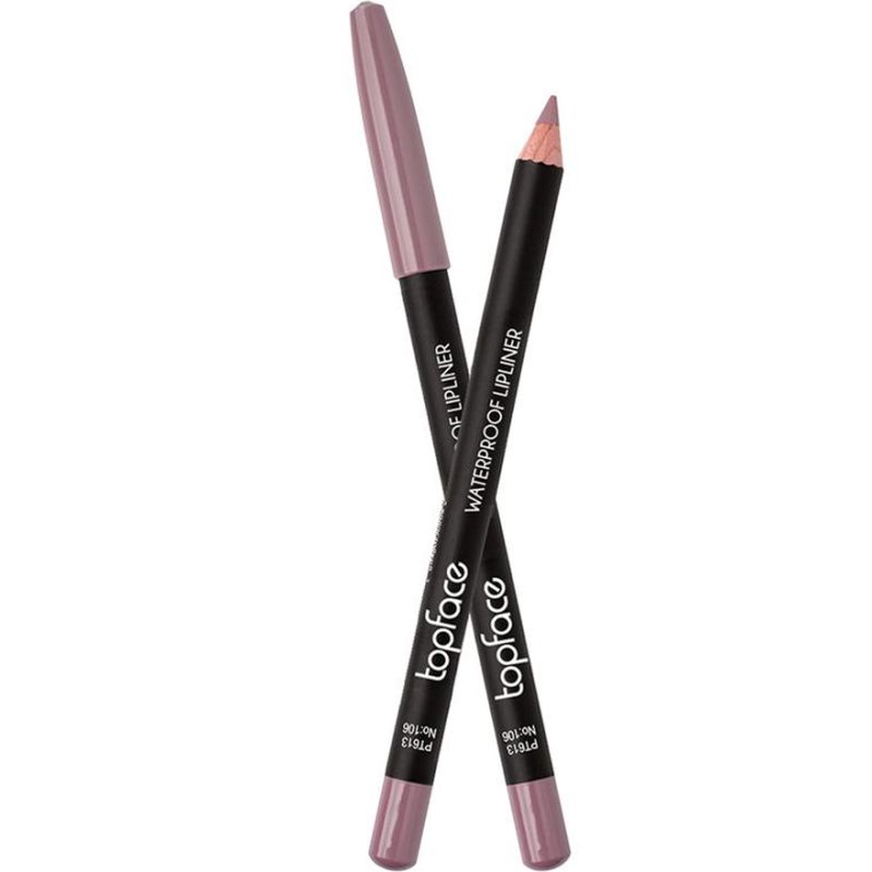 TopFace Waterproof lip pencil "Waterproof Lipliner" - 106, 1.14 g