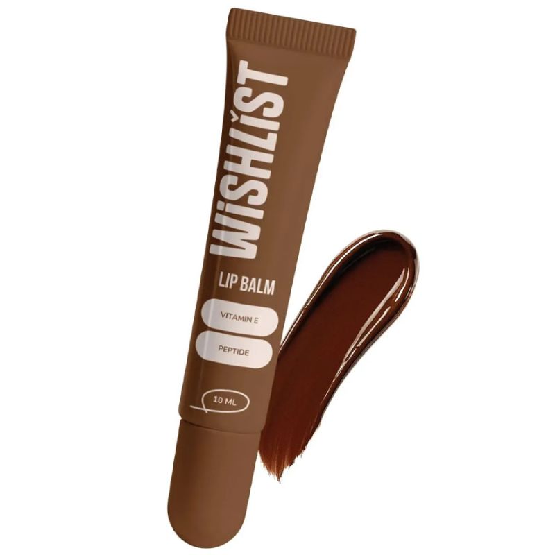 WISHLIST Бальзам-блиск для губ Lip Gloss Balm - Espresso Noir + Іграшка-брелок, 10 мл
