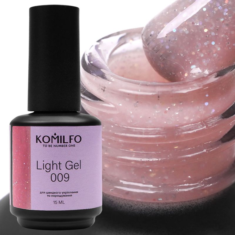 Komilfo Рідкий гель Light Gel 009, 15 мл