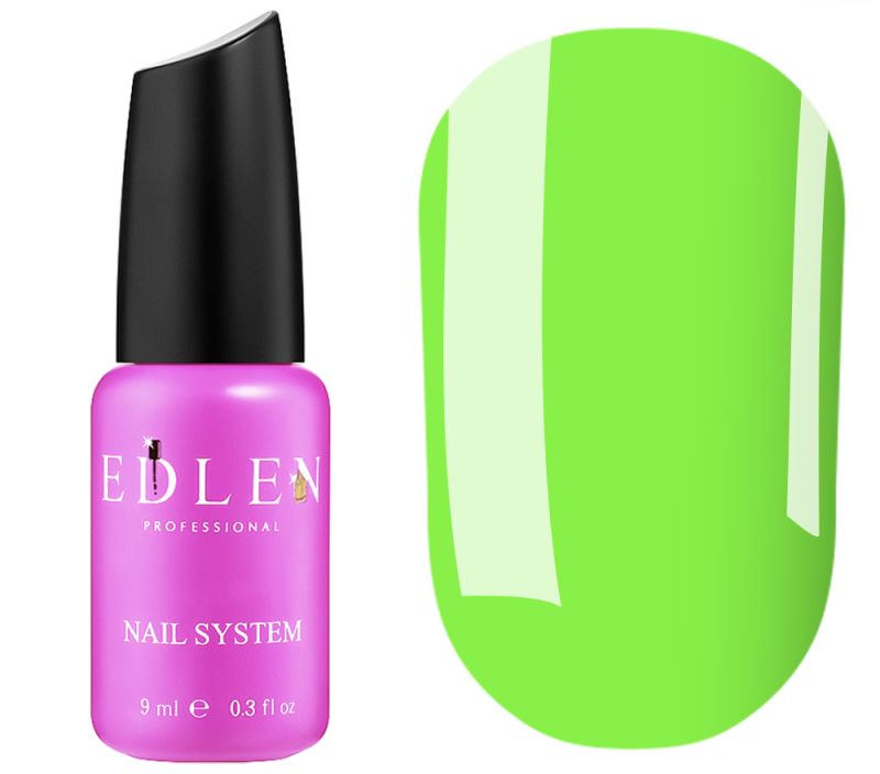Edlen Гель для ногтей Water Acrygel Neon 01 (салатовый, неон), 9 мл