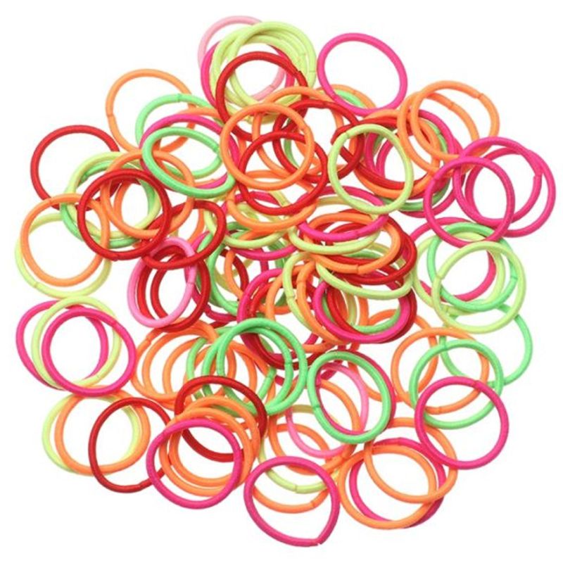 100 pieces - monochromatic - multicolored neon - 2 cm
