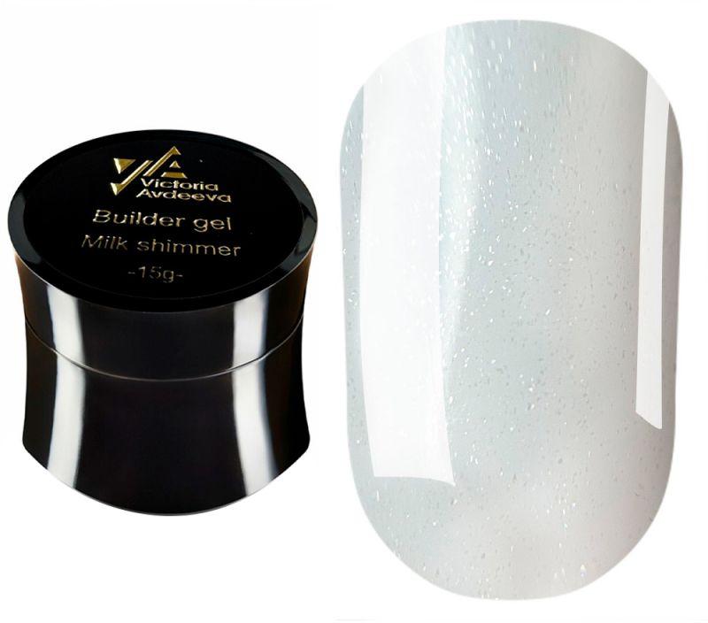 Victoria Avdeeva Гель для ногтей Builder gel Milk Shimer, 15 мл