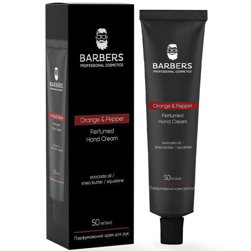 BARBERS Крем парфюмированный для рук Orange & Pepper Barbers, 50 мл