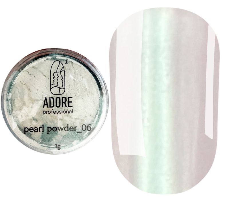 ADORE Professional Жемчужная пудра для ногтей Pearl Powder №06, 1 г