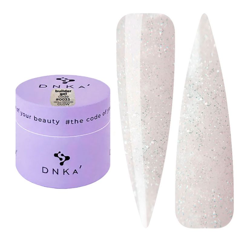 DNKa Гель для ногтей Builder Gel 0033 Hollywood Glow, 15 мл