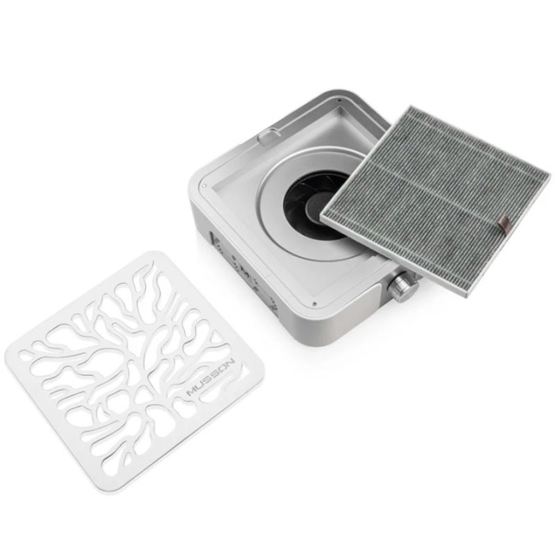 MUSSON Витяжка для манікюру та педикюру X 3 SILVER на 72W (гарантія 24 місяці)
