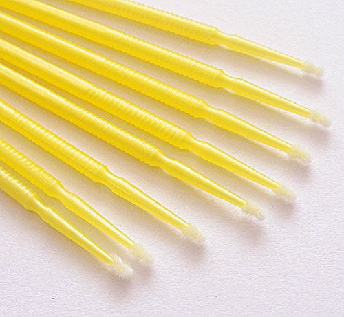 Microbrush for eyelash extension and removal, 1 pc