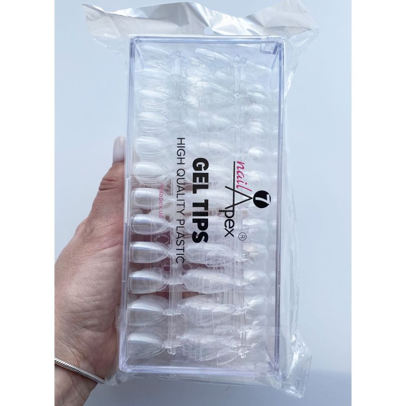 Nailapex Gel tipsi Migdal without contact area, №7, 504 pcs