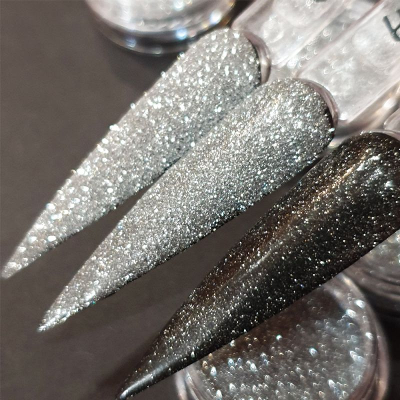 Светоотражающий блеск Nailapex серебро