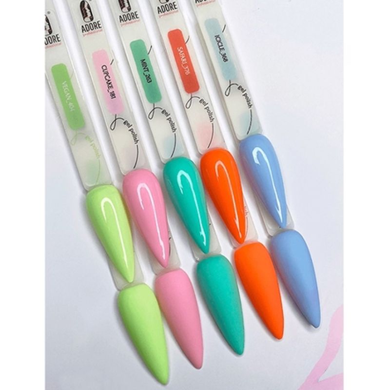 Gel varnish ADORE Professional No. 115 (bright light lime, neon), 7.5 ml