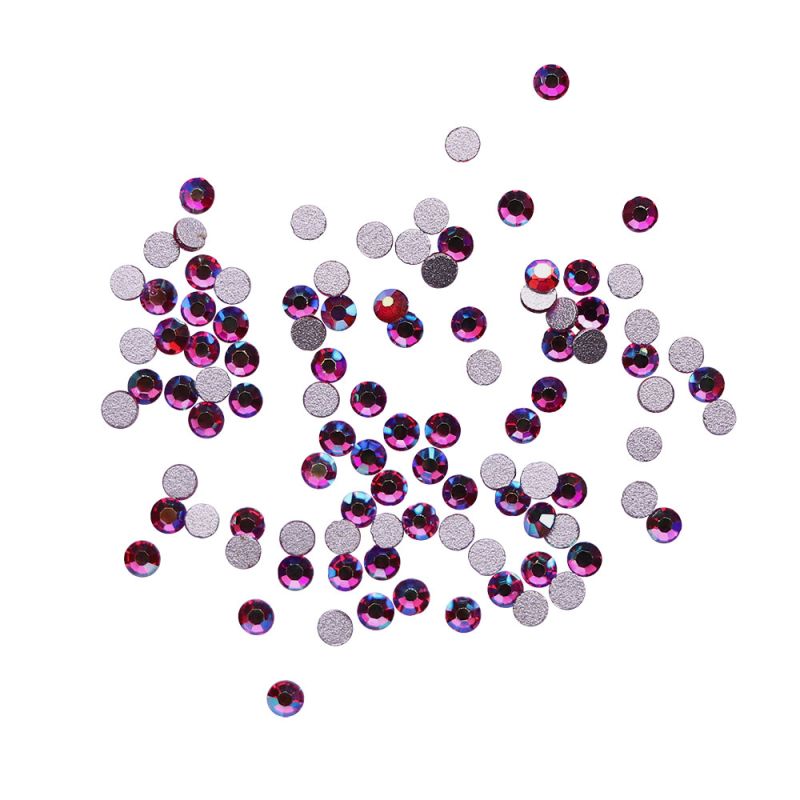 Komilfo стразы, Fuchsia AB, размер 4 (100 шт. в упаковке)