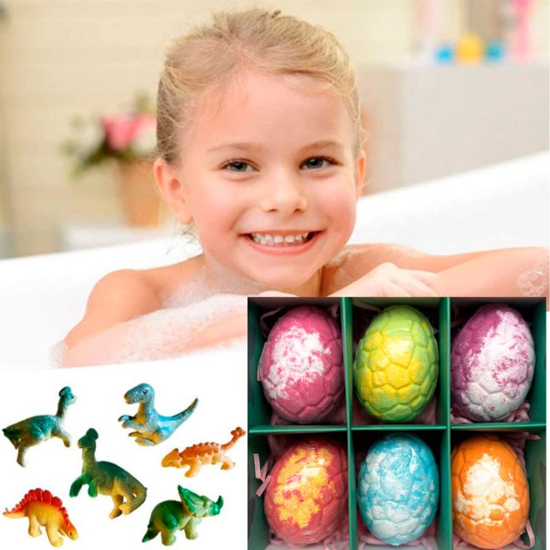 Set of bath bombs with toys inside, 700 g