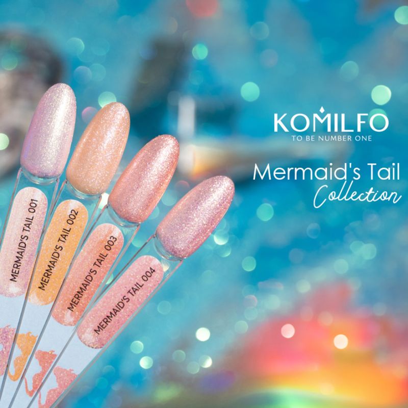 Komilfo Gel polish Mermaid's Tail 001, 8 ml