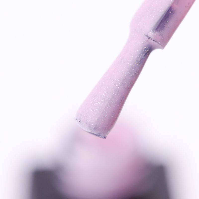 Gel polish Kodi Professional No. WS 010 (light lilac with fine holographic shimmer), 8 ml