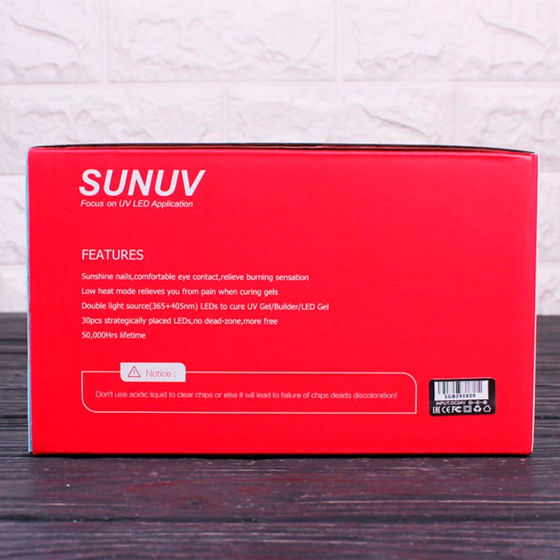 SUNUV New generation universal lamp SUN 1 White LED+UV 48Bt (1 year warranty)