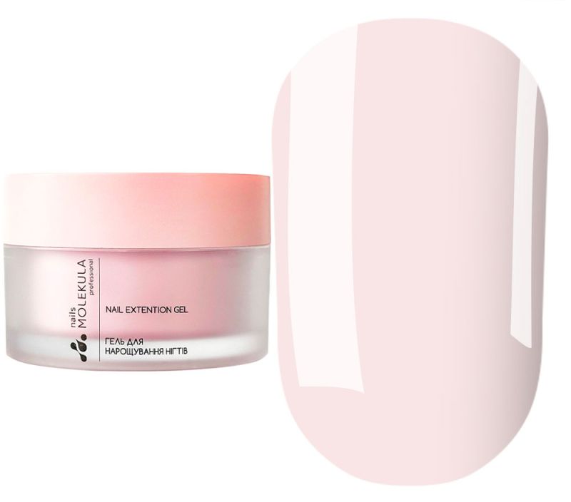 Molekula моделирующий гель Builder gel MOUSSE MB202 SNOW PINK, 30 мл