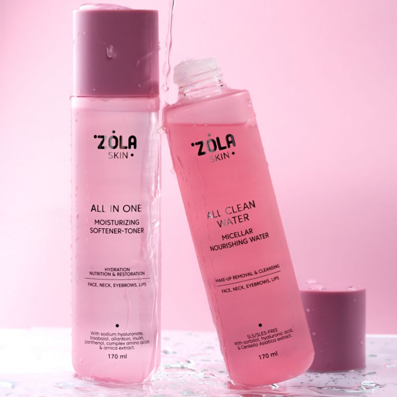 ZOLA Мицеллярная вода ALL CLEAN WATER, 170 мл