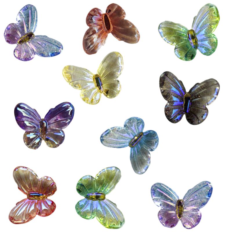 Декор для ногтей Butterfly, 10 x 6 мм, 10 шт в уп