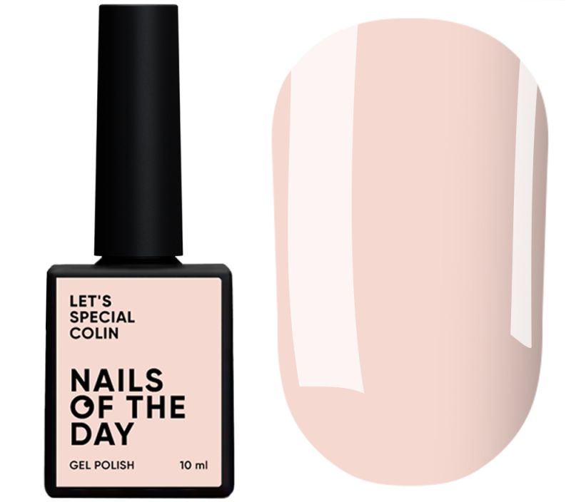 Nails Of The Day Gel polish Let's special Colin (bleached peach), 10 ml