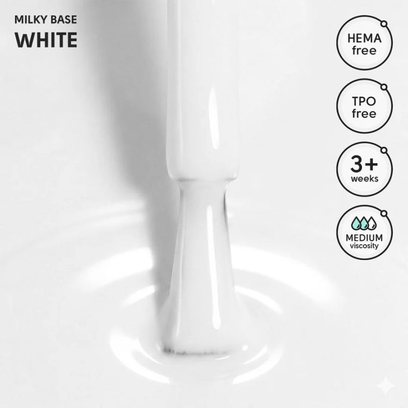 Shelly База кольорова база Milky Base, 12 мл