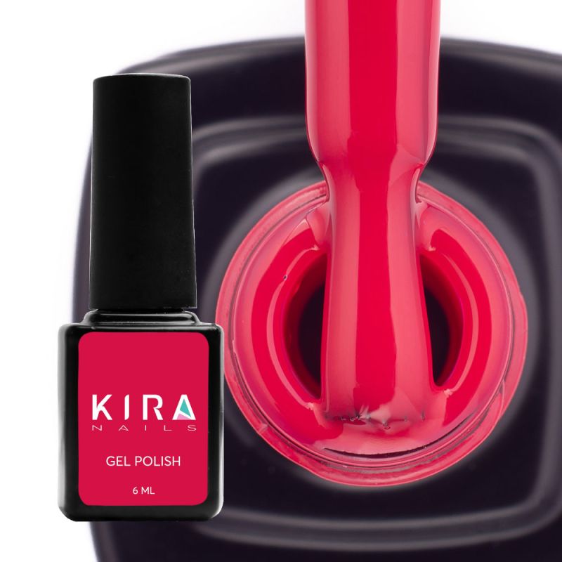 Kira Nails gel-varnish No. 164 (wine, enamel), 6 ml