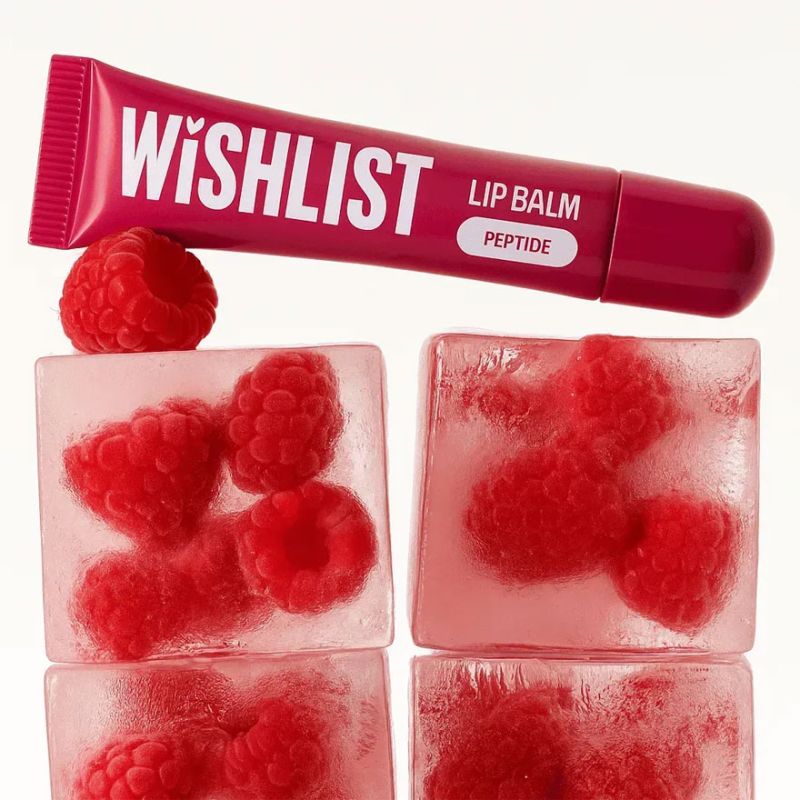 WISHLIST Бальзам-блиск для губ Lip Gloss Balm - Ruby Nectar + Іграшка-брелок, 10 мл