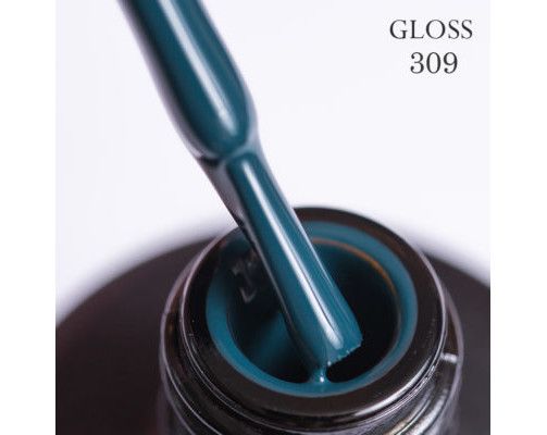Гель-лак GLOSS 309 (темно-смарагдовый), 11 мл