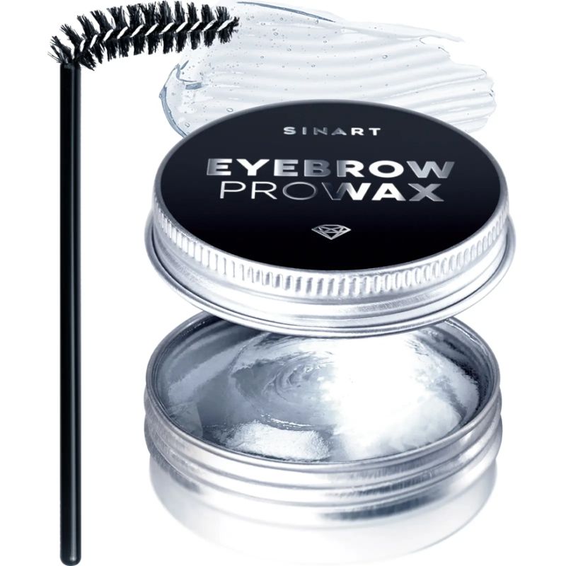 SINART Воск для оформления бровей со щеточкой Eyebrow Pro Wax Crystal, 15 мл