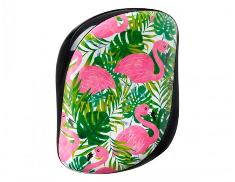 Расческа Tangle Teezer Compact Flamingo Skinny Dip Green