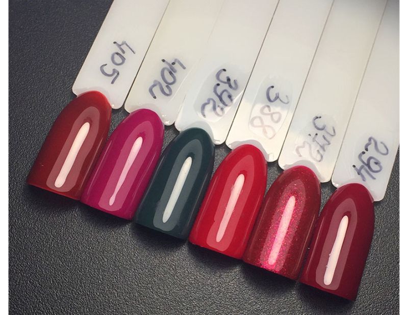 FOX gel polish No. 402 (rich purple fuchsia, enamel), 7 ml