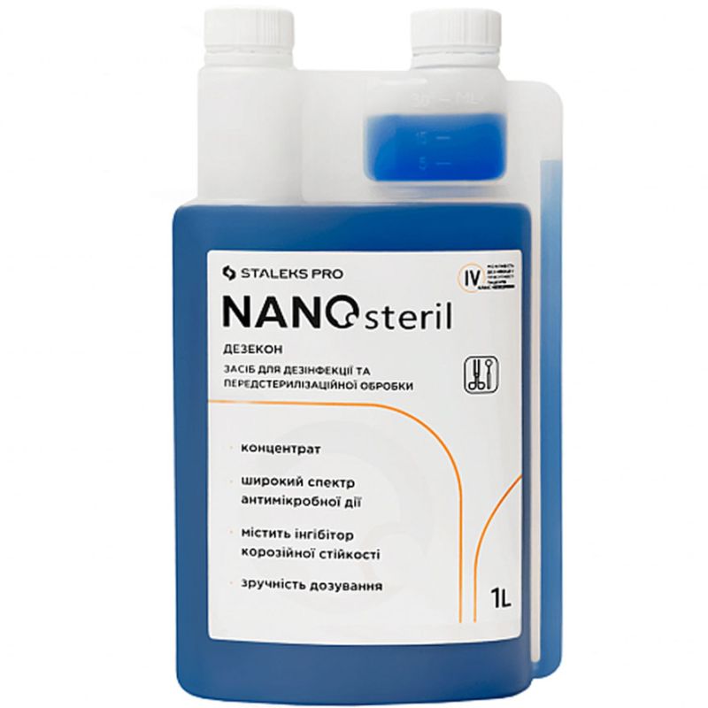 Staleks PRO Disinfectant (concentrate) NANOsteril, 1000 ml