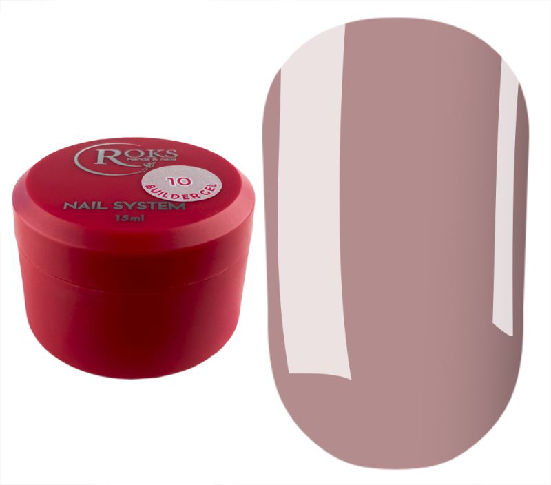 Roks Gel for nails Builder Gel No. 10, 15 ml