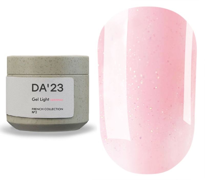 DA_23 Гель для нігтів Gel Light French collection №2, 15 мл