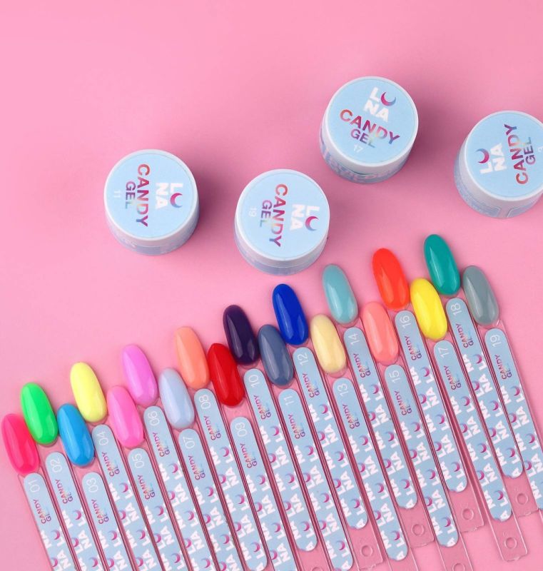 LUNA Гель для наращивания Candy Gel №17, 15 мл